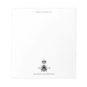 Bloc De Notas Corona de abeja reina De parte de Personalizado
