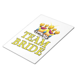 Bloc De Notas Corona de boda de Team Bride