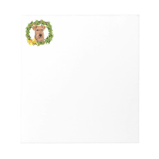 Bloc De Notas Corona de Navidad (Frente)
