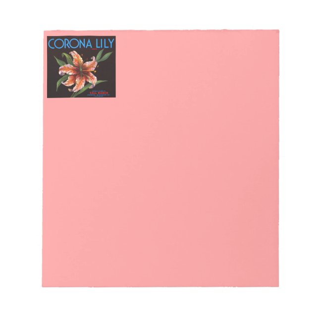 Bloc De Notas Corona Lily (Frente)