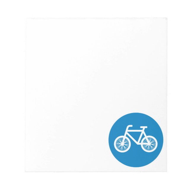 Bloc De Notas Correr en bicicleta (Frente)