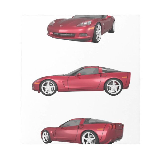 Bloc De Notas Corvette: Candy Apple Finish (Frente)