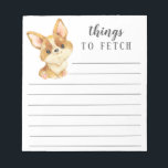 Bloc De Notas Cosas de Corgi para buscar<br><div class="desc">Cosas adorables de Corgi para recoger la nota con líneas. Fácil de personalizar con tu mensaje. Visite nuestra tienda para ver una gran variedad de razas de perros.</div>
