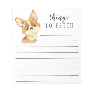 Bloc De Notas Cosas de Corgi para buscar