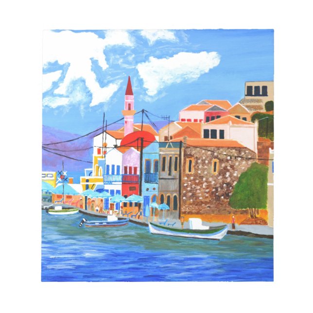 Bloc De Notas Costa griega (Frente)