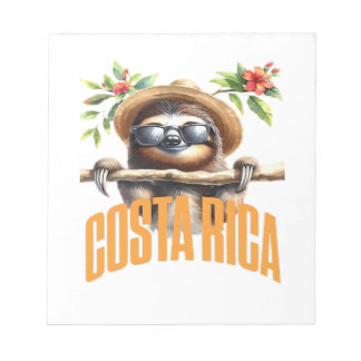 Bloc De Notas Costa Rica cool sloth Classic T-Shirt