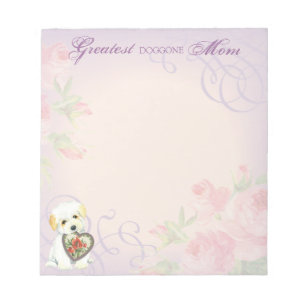 Bloc De Notas Coton de Tulear Heart Mom