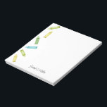 Bloc De Notas Crayon Hello<br><div class="desc">Este bloc de notas presenta lápices de colores</div>