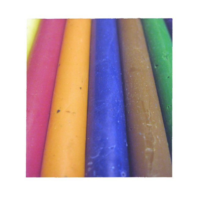 Bloc De Notas Crayones coloridos (Frente)