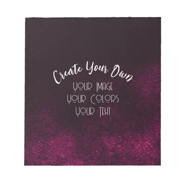 Bloc De Notas Crea tu Propio Personalizado (Frente)