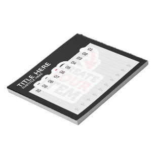 Bloc De Notas CREA-TU-PROPIO Sube tu diseño personalizado a la l