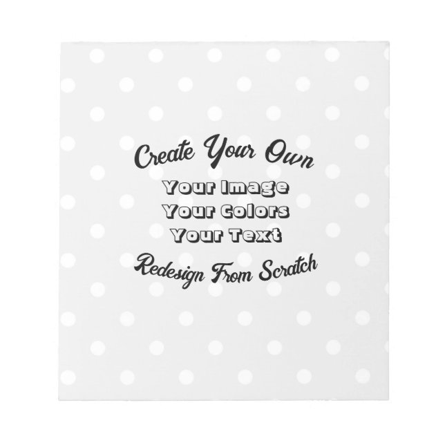 Bloc De Notas Crear el propio (Frente)