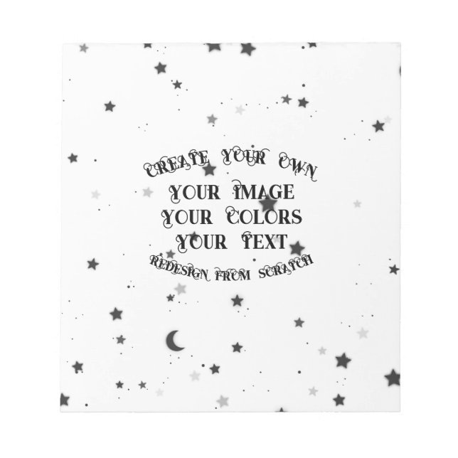 Bloc De Notas Crear su propio Personalizado personalizado (Frente)