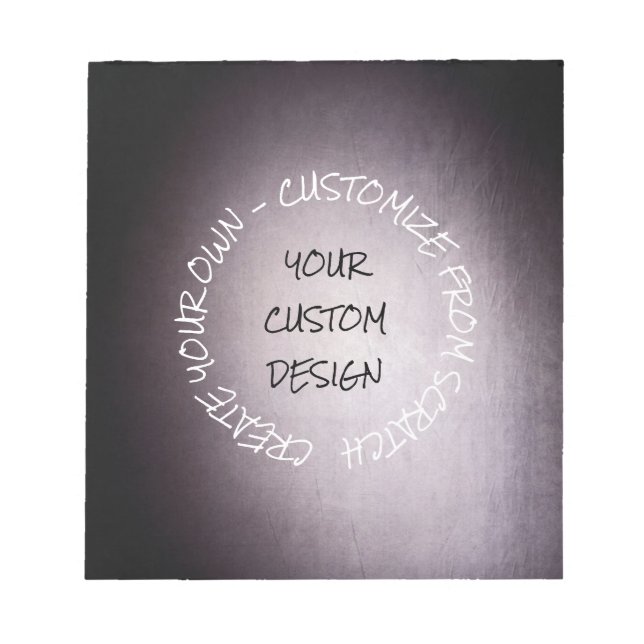 Bloc De Notas Crear su propio producto totalmente personalizado (Frente)