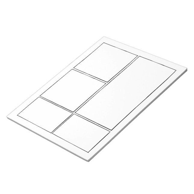 Bloc De Notas Crear sus propios cómics | Páginas de historietas  (Lado Derecho)