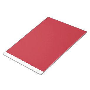 Bloc De Notas Crear un fondo rojo llamativo con borde blanco