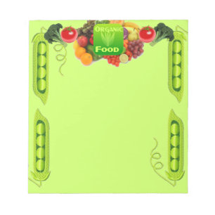 Bloc De Notas Crecer, Comer, Comprar papel de alimento orgánico