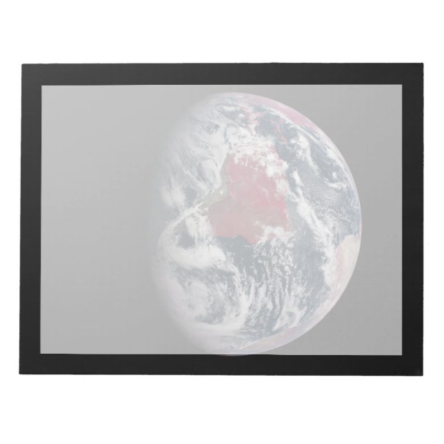 Bloc De Notas Crecimiento De Las Plantas En El Planeta Tierra. (Frente)