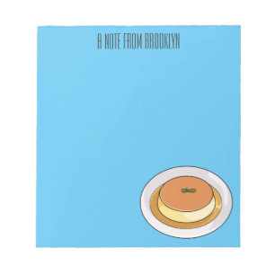 Bloc De Notas Creme caramel personalizado ilustracion