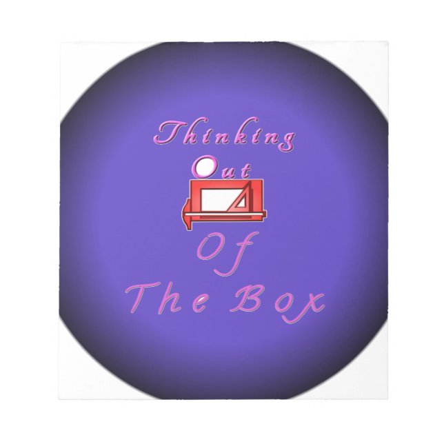 Bloc De Notas Creo que fuera de la caja. (Frente)