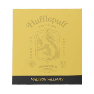 Bloc De Notas Cresta de Dedicación Paciencia Lealtad HUFFLEPUFF™