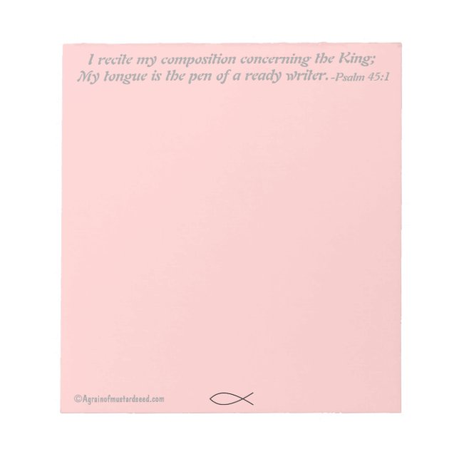 Bloc De Notas cristiano (Frente)