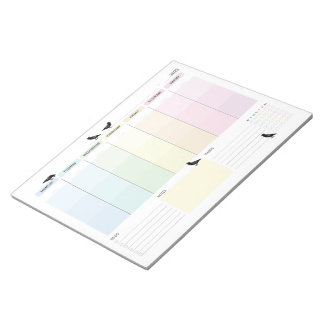 Bloc De Notas Crow Weekly Planner