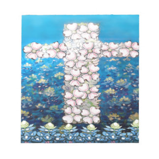 Bloc De Notas Cruz floral