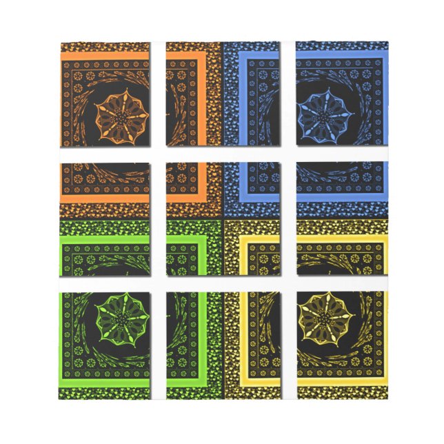 Bloc De Notas Cuadrado en una caja (Frente)