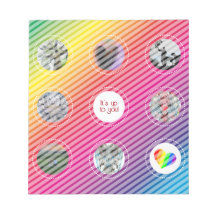 Cuadrícula de imagen de arcoíris