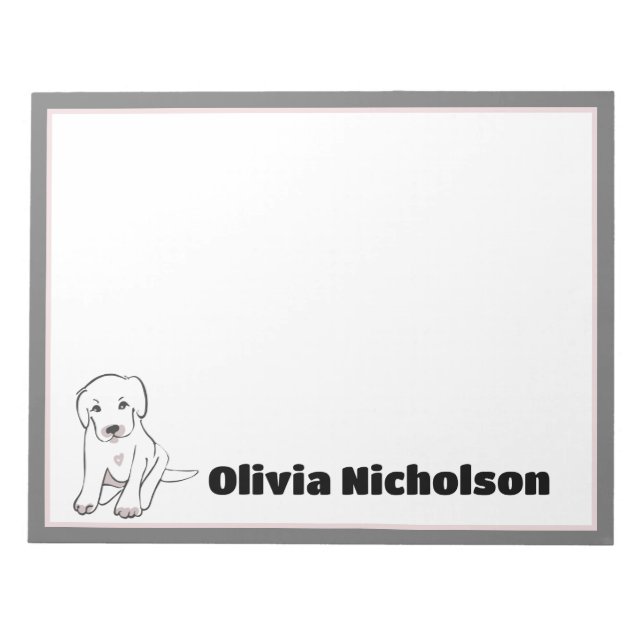 Bloc De Notas Cuadros de pimienta Doodle Art Stationery personal (Frente)
