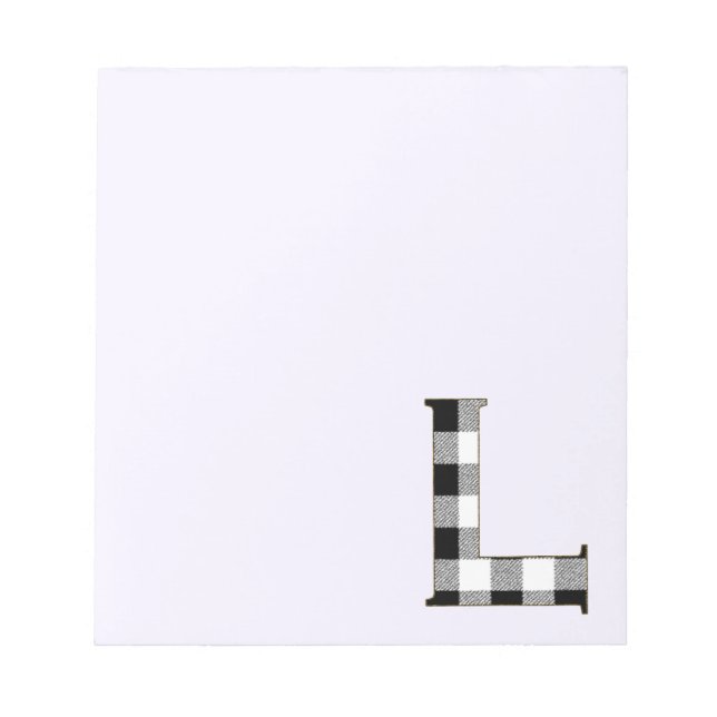 Bloc De Notas Cuadros Gingham L (Frente)