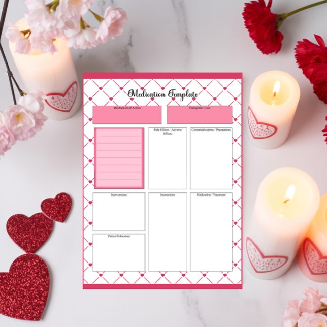 Bloc De Notas Cualidades de enseñanza _ Plantilla de medicamento (Subido por el creador)