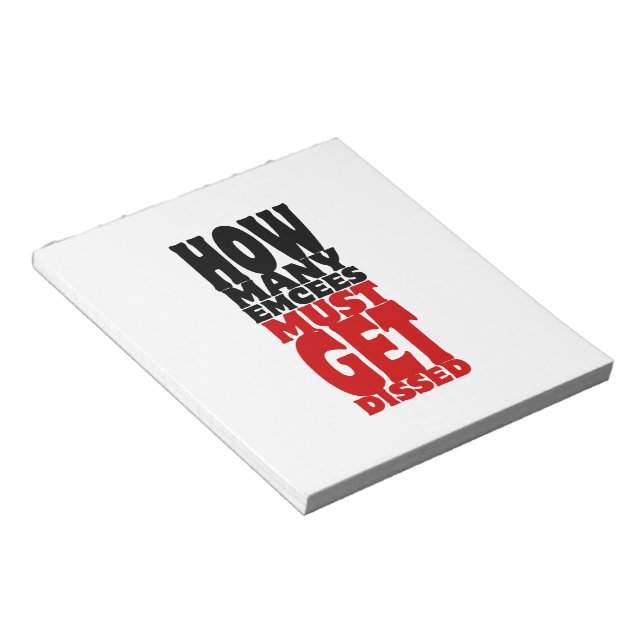 Bloc De Notas ¿Cuántos Emceos Deben Quedar Desfasados? (Lado Derecho)