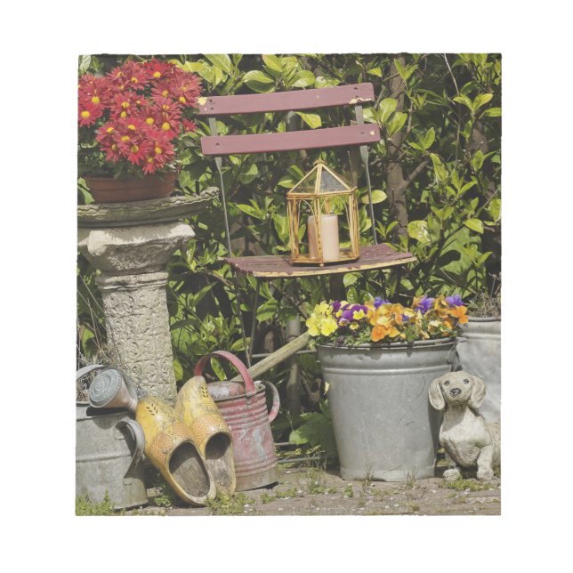 Bloc De Notas Cubos, zapatos y flores, Zaanse Schans, (Frente)