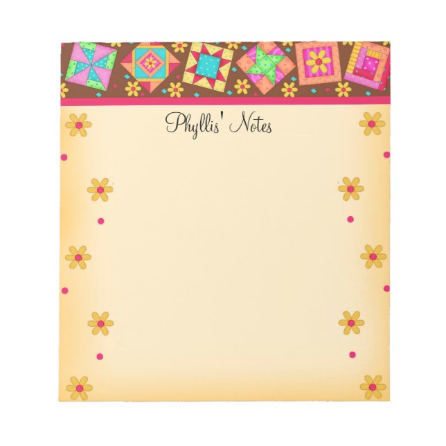 Bloc De Notas Cuchillo de chantaje amarillo de chocolate bloquea (Frente)