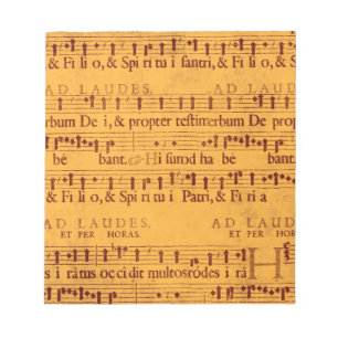 Bloc De Notas Cuenta gregoriana de la música del canto