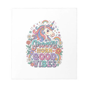 Bloc De Notas Cuerno Groovy Unicornio Buenos Aires Encantador Ar