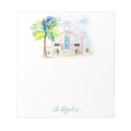 Bloc De Notas Cuidada acuarela Rosa Beach House Note Pads