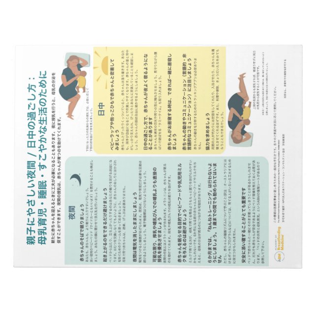 Bloc De Notas Cuidado fisiológico de los niños desechados (japon (Frente)