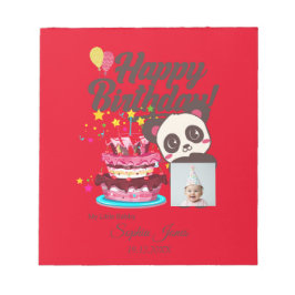 Bloc De Notas Cumpleaños feliz, mi bebé - Foto/nombre del Person