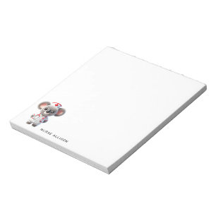 Bloc De Notas Curte Koala Enfermera personalizada