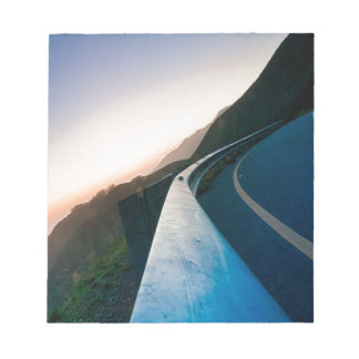 Bloc De Notas Curva en el camino