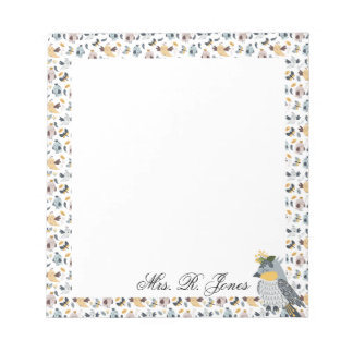 Bloc De Notas Custom For The Birds