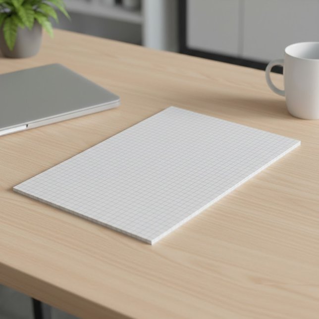 Bloc De Notas Custom Large Graph Paper Note Pad (Grids, Squares) (Personalised Graph Grid Paper Pads)
