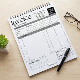 Bloc De Notas Custom Logo Small Business Invoice Sales Receipt