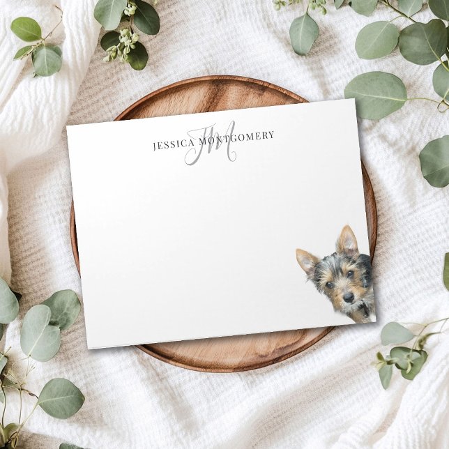 Bloc De Notas Custom Pet Personalized Monogram Large (Subido por el creador)