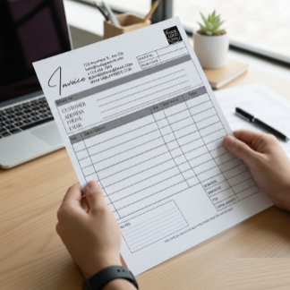 Bloc De Notas Custom Printable Order Form Business Logo Invoice