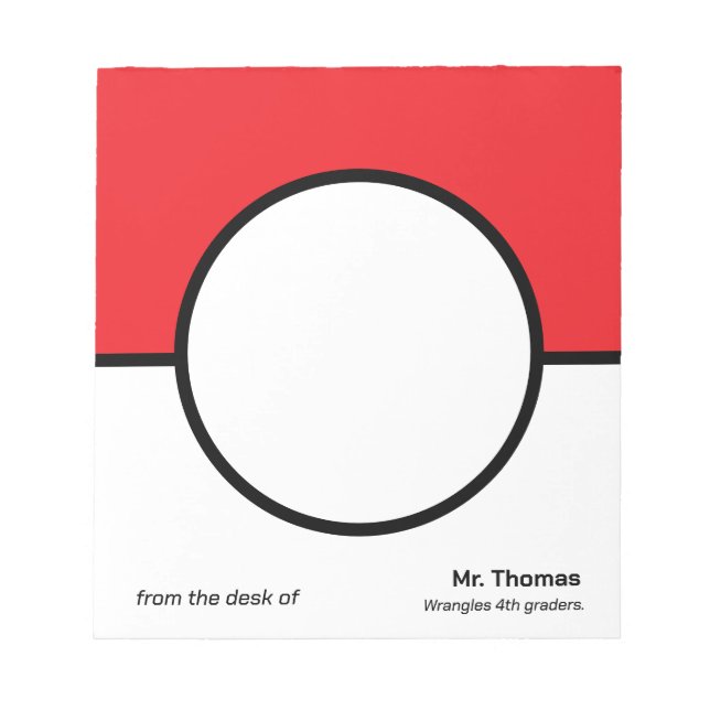 Bloc De Notas Custom Teacher Notepad Classroom Theme (Frente)