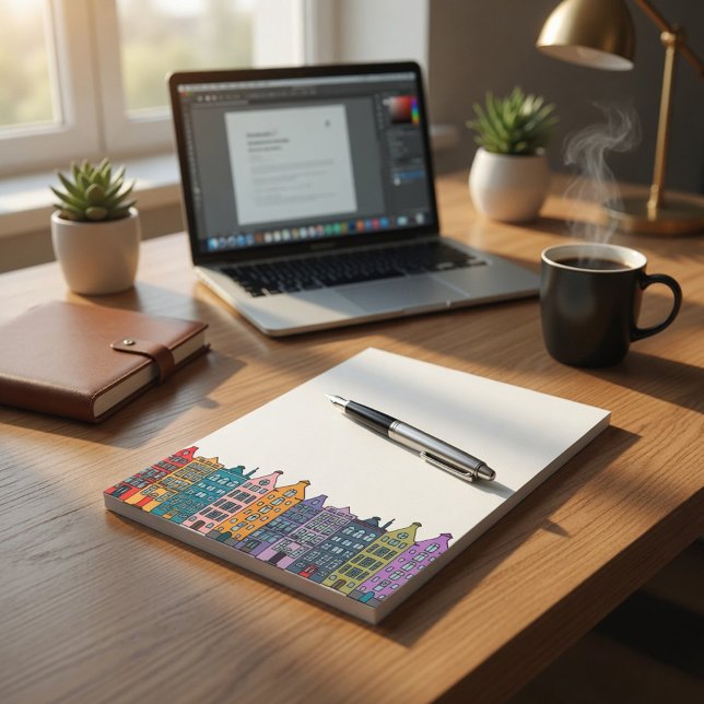 Bloc De Notas Custom Urban-Themed Writing Pad (Subido por el creador)